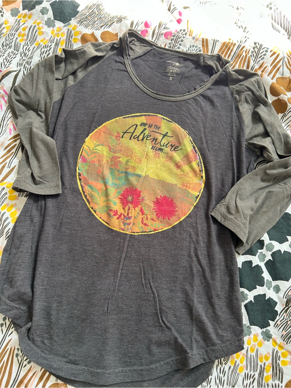 Natural Life raglan tee